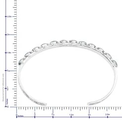 Santa Fe Style Kingman Turquoise Cuff Bracelet In Sterling Silver (7.50 In) 2.50 Ctw -Jewelry store 2694115 4 1