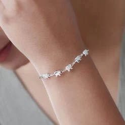 Diamond Accent Elephant Bracelet In Sterling Silver With Stainless Steel Bolo Chain, Adjustable Charm Bracelet For Women 9.50 Inches 13 Diamond Accent Elephant Bracelet In Sterling Silver With Stainless Steel Bolo Chain, Adjustable Charm Bracelet For Women 9.50 Inches -Jewelry store 3196992 4
