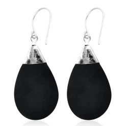 Abalone Shell Dangle Earrings In Sterling Silver, Drop Silver Earrings, Beach Fashion Jewelry -Jewelry store 3300008 3