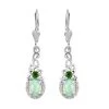Premium Ethiopian Welo Opal And Multi Gemstone Lever Back Earrings In Platinum Over Sterling Silver 1.85 Ctw 1 Premium Ethiopian Welo Opal And Multi Gemstone Lever Back Earrings In Platinum Over Sterling Silver 1.85 Ctw -Jewelry store 3372604