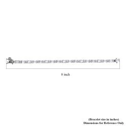 Lustro Stella Finest CZ Tennis Bracelet In Platinum Over Sterling Silver (7.50 In) 23.50 Ctw -Jewelry store 3413016 5