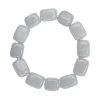 White Jade Bracelet, Jade Beads Bracelet, Stretch Bracelet 481.00 Ctw -Jewelry store 3463997