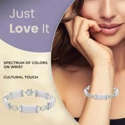 White Jade Bracelet In Platinum Over Sterling Silver, Silver Station Bracelet, Silver Bracelet For Women (7.25 In) 42.50 Ctw 11 White Jade Bracelet In Platinum Over Sterling Silver, Silver Station Bracelet, Silver Bracelet For Women (7.25 In) 42.50 Ctw -Jewelry store 3472248 2