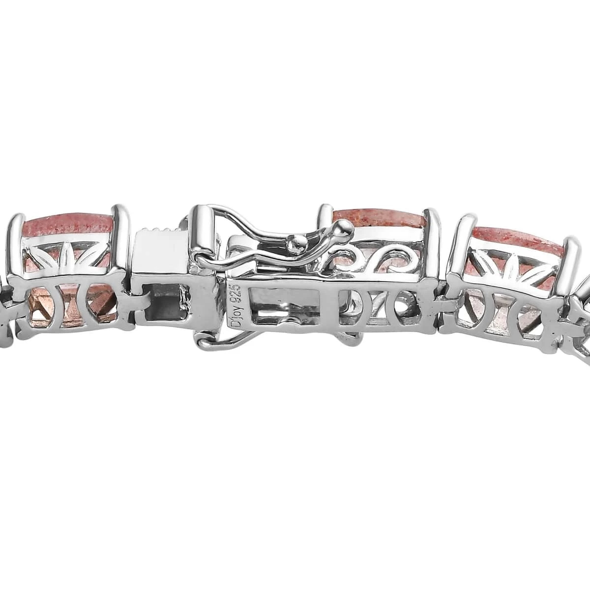 Natural Tanzanian Natronite Tennis Bracelet In Platinum Over Sterling Silver (6.50 In) 11.9 Grams 15.75 Ctw 6 Natural Tanzanian Natronite Tennis Bracelet In Platinum Over Sterling Silver (6.50 In) 11.9 Grams 15.75 Ctw - Image 4