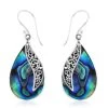 Abalone Shell Drop Earrings For Women In Sterling Silver, Fishhook Earrings, Gift For Her 1 Abalone Shell Drop Earrings For Women In Sterling Silver, Fishhook Earrings, Gift For Her -Jewelry store 3590499