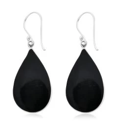 Abalone Shell Drop Earrings For Women In Sterling Silver, Fishhook Earrings, Gift For Her -Jewelry store 3590499 3