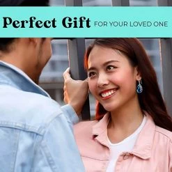 Abalone Shell Drop Earrings For Women In Sterling Silver, Fishhook Earrings, Gift For Her -Jewelry store 3590499 5