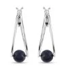 Lapis Lazuli Ball Earrings In Sterling Silver 4.00 Ctw -Jewelry store 3593867