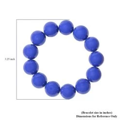 Ankur Treasure Chest Tanzanite Color Shell Pearl Stretch Bracelet -Jewelry store 3618731 2