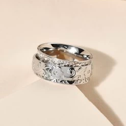 Artisan Crafted Sterling Silver Spinner Ring, Anxiety Ring For Women, Fidget Rings For Anxiety For Women, Stress Relieving Anxiety Ring (4.25 G) 14 Artisan Crafted Sterling Silver Spinner Ring, Anxiety Ring For Women, Fidget Rings For Anxiety For Women, Stress Relieving Anxiety Ring (4.25 G) -Jewelry store 3660846 4