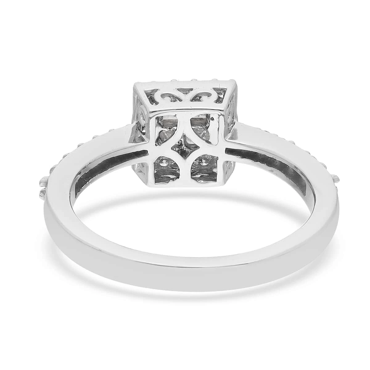Rhapsody 950 Platinum E-F VS Diamond Ring 4.75 Grams 0.50 Ctw 7 Rhapsody 950 Platinum E-F VS Diamond Ring 4.75 Grams 0.50 Ctw - Image 5