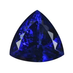 Certified Flawless AAAA Vivid Tanzanite, Certified Tanzanite, AAAA Tanzanite, Loose Gemstone, Trillion Tanzanite ( Free Size) 4.00 Ctw