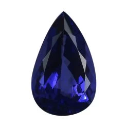 Certified & Appraised Flawless AAAA Vivid Tanzanite (Pear Free Size) 4.00 Ctw