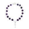 Amethyst Bracelet In Sterling Silver (7.25 In) 22.75 Ctw -Jewelry store 3788441