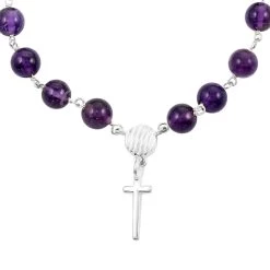 Amethyst Bracelet In Sterling Silver (7.25 In) 22.75 Ctw -Jewelry store 3788441 2