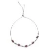Mozambique Garnet Bolo Bracelet In Platinum Over Sterling Silver 3.00 Ctw -Jewelry store 3804765