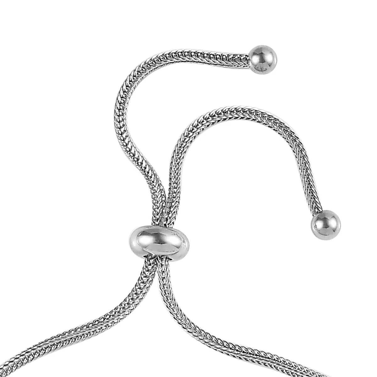 Peridot Bolo Bracelet In Platinum Over Sterling Silver 2.50 Ctw 5 Peridot Bolo Bracelet In Platinum Over Sterling Silver 2.50 Ctw - Image 3