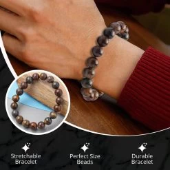 Pietersite Beaded Stretch Bracelet, Adjustable Beads Bracelet, Pietersite Bead Jewelry 151.00 Ctw 11 Pietersite Beaded Stretch Bracelet, Adjustable Beads Bracelet, Pietersite Bead Jewelry 151.00 Ctw -Jewelry store 3836035 3