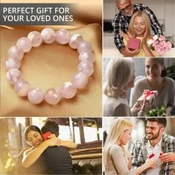 Cherry Blossom Agate Beaded Bracelet, Adjustable Beads Bracelet, Agate Bead Jewelry 214.00 Ctw 12 Cherry Blossom Agate Beaded Bracelet, Adjustable Beads Bracelet, Agate Bead Jewelry 214.00 Ctw -Jewelry store 3855609 4