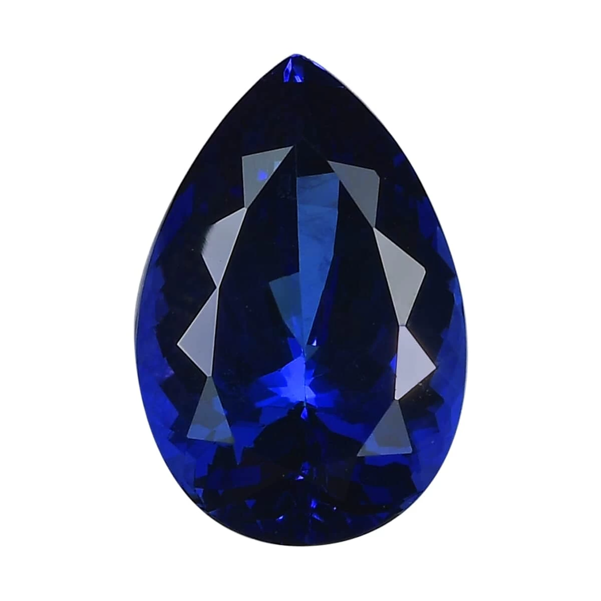 Certified And Appraised AAAA Vivid Tanzanite (Pear Free Size) 13.00 Ctw 3 Certified And Appraised AAAA Vivid Tanzanite (Pear Free Size) 13.00 Ctw