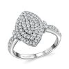 Rhapsody 950 Platinum IGI CERTIFIED Diamond E-F VS Marquise Shape Ring 7.80 Grams 1.00 Ctw