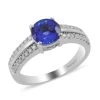 RHAPSODY 950 Platinum AAAA Tanzanite And Diamond E-F VS Ring 5.70 Grams 1.81 Ctw -Jewelry store 3876814