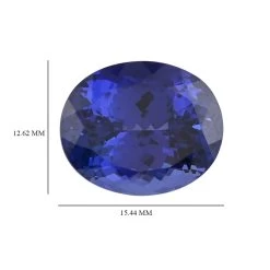 Certified & Appraised AAAA Tanzanite (Ovl Free Size) 14.00 Ctw -Jewelry store 3886034 3