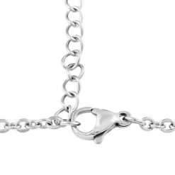 Unakite Pendant Necklace (18-20 Inches) In Silvertone And Stainless Steel 20.00 Ctw , Tarnish-Free, Waterproof, Sweat Proof Jewelry -Jewelry store 4004677 4