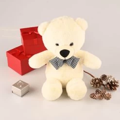 LUXORO 10K Rose Gold Moissanite Solitaire Ring With Teddy Bear Packaging 2.45 Ctw -Jewelry store 4004683 1