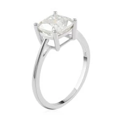 LUXORO 10K Rose Gold Moissanite Solitaire Ring With Teddy Bear Packaging 2.45 Ctw -Jewelry store 4004683 5