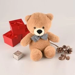 Luxoro 10K Rose Gold Asscher-Cut Pink Moissanite Solitaire Ring With Teddy Bear Packaging 2.50 Ctw -Jewelry store 4004706 1