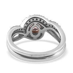 Red Rose Apatite Set Of 2 Ring In Platinum Over Sterling Silver 0.85 Ctw -Jewelry store 4159205 5