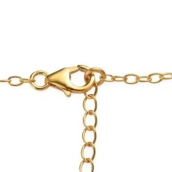 Moissanite Initial A Sun Medallion Coin Pendant With Cable Chain 20 Inches In Vermeil Yellow Gold Over Sterling Silver 1.40 Ctw -Jewelry store 4172900 5