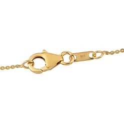 Yellow And White Diamond Pendant Necklace 20 Inches In Vermeil Yellow Gold Over Sterling Silver 1.00 Ctw -Jewelry store 4181161 5