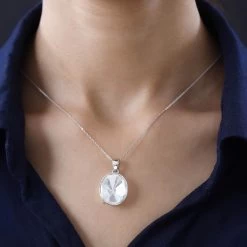 Polki Moissanite Solitaire Stud Earrings In Platinum Over Sterling Silver 2.00 Ctw -Jewelry store 4182068 2