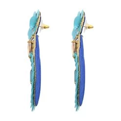 Set Of 2 Multi Color Seed Beaded Dangle Earrings In Goldtone 10 Set Of 2 Multi Color Seed Beaded Dangle Earrings In Goldtone -Jewelry store 4223119 2