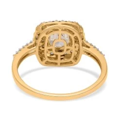 Doorbuster SGL Certified LUXORO 14K Yellow Gold Natural Yellow And White Diamond (I1) Ring (3.25 G) 1.50 Ctw -Jewelry store 6052604 4