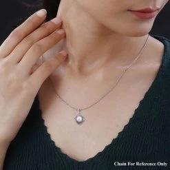 Bali Legacy White Mabe Pearl Pendant In Sterling Silver -Jewelry store 6095472 2