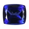 Certified And Appraised Flawless AAAA VIVID Tanzanite (Cush 7x7 Mm) 1.50 Ctw -Jewelry store 6302848