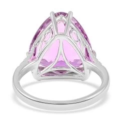 Certified Rhapsody 950 Platinum AAAA Patroke Kunzite And E-F VS Diamond Ring 6.25 Grams 12.50 Ctw -Jewelry store 6303353 4