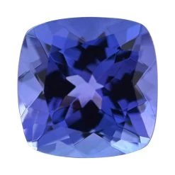 AAAA Tanzanite (Cushion 6x6 Mm), Loose Tanzanite, Loose Gem, Loose Gemstones, Loose Stones, Jewelry Stones 1.00 Ctw