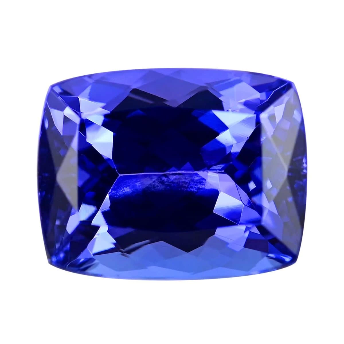 Certified AAAA Tanzanite (Cush 9x7 Mm) 2.10 Ctw 3 Certified AAAA Tanzanite (Cush 9x7 Mm) 2.10 Ctw