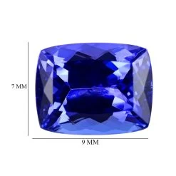 Certified AAAA Tanzanite (Cush 9x7 Mm) 2.10 Ctw 10 Certified AAAA Tanzanite (Cush 9x7 Mm) 2.10 Ctw -Jewelry store 6303582 3