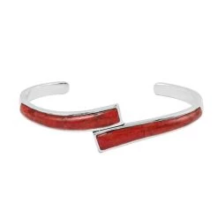 SANTA FE Style Kingman Turquoise Bangle Bracelet In Sterling Silver (6.50 In) 11.50 Grams 7.50 Ctw