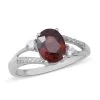 Cambodian Red Zircon And Natural White Zircon Ring In Platinum Over Sterling Silver 3.40 Ctw 2 Cambodian Red Zircon And Natural White Zircon Ring In Platinum Over Sterling Silver 3.40 Ctw -Jewelry store 6708462