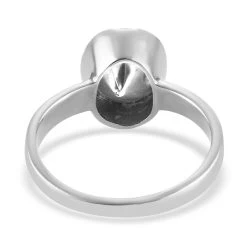 Polki Moissanite Solitaire Ring In Platinum Over Sterling Silver 0.50 Ctw 12 Polki Moissanite Solitaire Ring In Platinum Over Sterling Silver 0.50 Ctw -Jewelry store 6841327 4