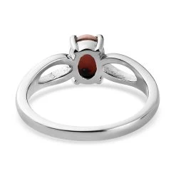 Oregon Peach Opal Solitaire Ring In Stainless Steel 0.60 Ctw , Tarnish-Free, Waterproof, Sweat Proof Jewelry -Jewelry store 7017254 4