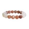 Multi Moonstone 9-11mm Beaded Stretch Bracelet 145.50 Ctw -Jewelry store 7018986