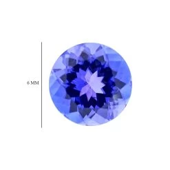 Certified & Appraised AAAA Tanzanite Set Of 2 (Rnd 6 Mm), Loose Tanzanite, Certified Tanzanite, Loose Gem, Loose Gemstones, Loose Stones, Jewelry Stones1.60 Ctw -Jewelry store 7023291 3