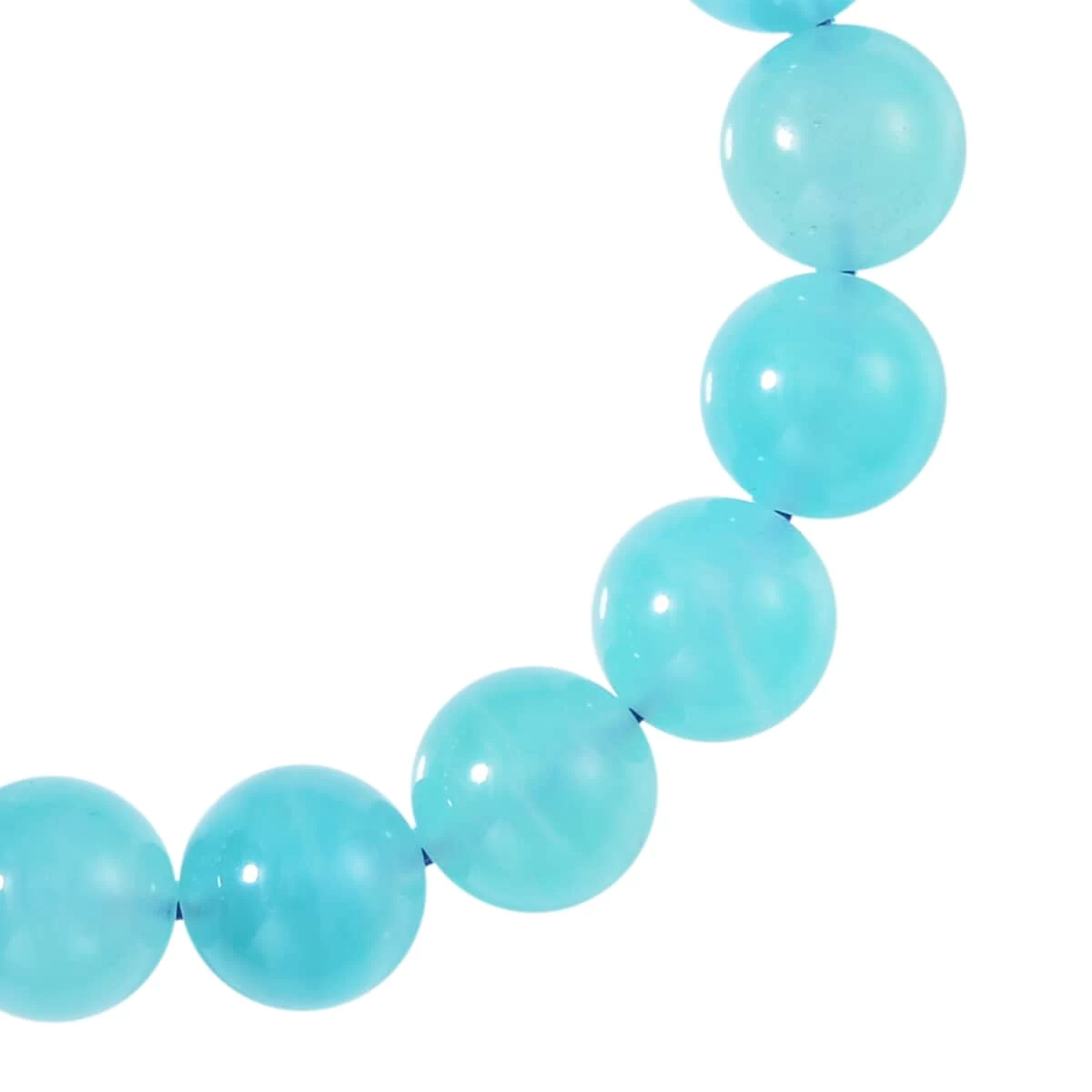 AAA Amazonite Beaded Stretch Bracelet, Amazonite Bracelet, Amazonite Beads Bracelet, Stretchable Bracelet 115.00 Ctw 6 AAA Amazonite Beaded Stretch Bracelet, Amazonite Bracelet, Amazonite Beads Bracelet, Stretchable Bracelet 115.00 Ctw - Image 4